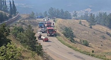 Bursa'daki o köy yangın sebebiyle tahliye ediliyor