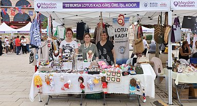 Bursa'da 'meydan' kadınların oldu