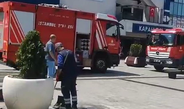 Büyük İstanbul Otogarı'nda yangın paniği