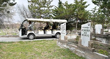 Büyükşehir Belediyesi, mezarlıkları bayram ziyaretine hazırladı