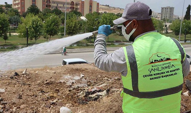 Büyükşehir belediyesinden ilaçlama seferberliği