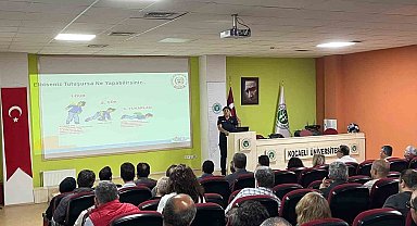 Büyükşehir itfaiyesinden KOÜ personeline eğitim