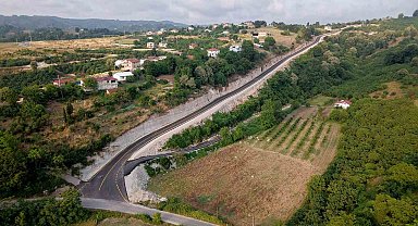 Büyükşehir Karasu'da iki mahalle arası ulaşımın mesafesini ve süresini kısalttı