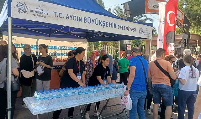 Büyükşehir, sınava giren öğrencileri unutmadı