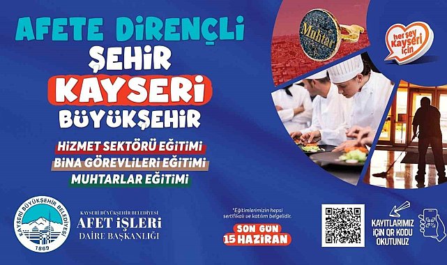 Büyükşehirden afetlere karşı toplum müdahale eğitimlerinde kayıtlar uzatıldı