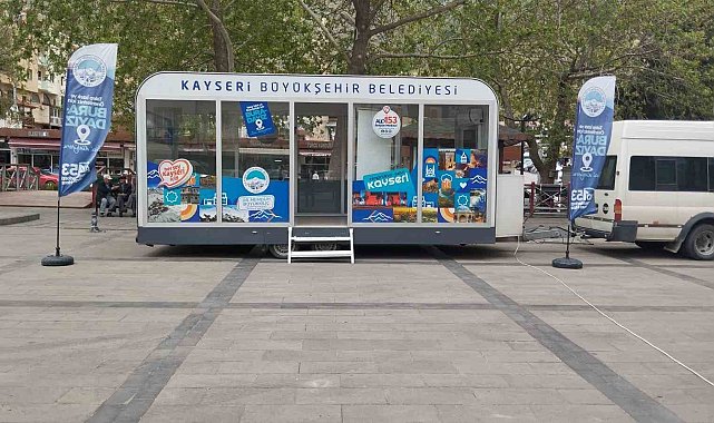 Büyükşehirin Mobil Beyaz Masa Birimi ile hizmet her yerde