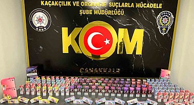Çanakkale'de kaçakçılıkla mücadele operasyonu