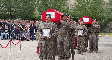 Çankırı'daki kazada hayatını kaybeden polis özel harekat kursiyerleri memleketlerine uğurlandı