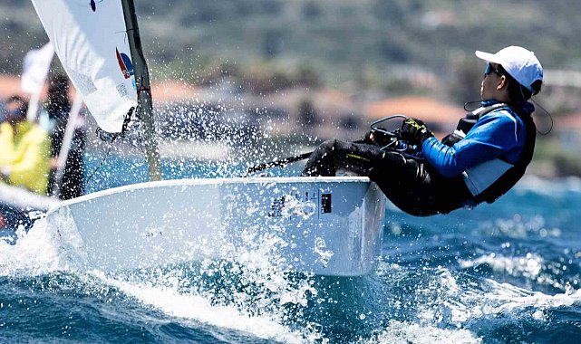 Çeşme 2025 Optimist Avrupa Şampiyonası'nda 3. gün yarışları tamamlandı