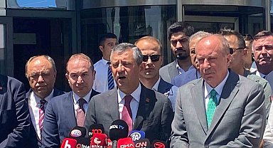 CHP lideri Özel'den Memleket Partisi'ne ziyaret