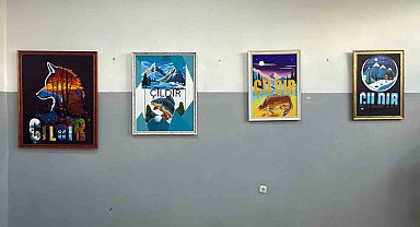 Çıldır Şehit Taner Karadeniz Ortaokulunda yılsonu sergisi