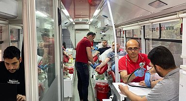 Çilek'ten kan bağışıyla toplumsal dayanışmaya destek