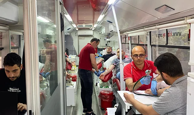 Çilek'ten kan bağışıyla toplumsal dayanışmaya destek