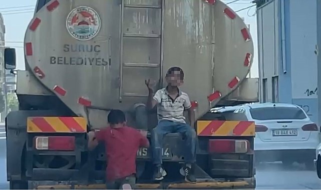Çocukların oyunu yürekleri ağızlara getirdi