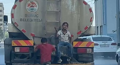 Çocukların oyunu yürekleri ağızlara getirdi