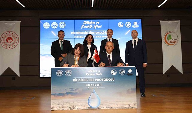 Çölleşme ve kuraklık gününde Rio Sinerjisi Protokolü imzalandı