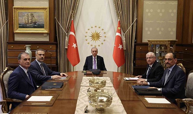 Cumhurbaşkanı Erdoğan başkanlığında güvenlik toplantısı gerçekleştirildi