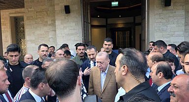 Cumhurbaşkanı Erdoğan Bayram namazını Marmaris Okluk Millet Camii'nde kıldı