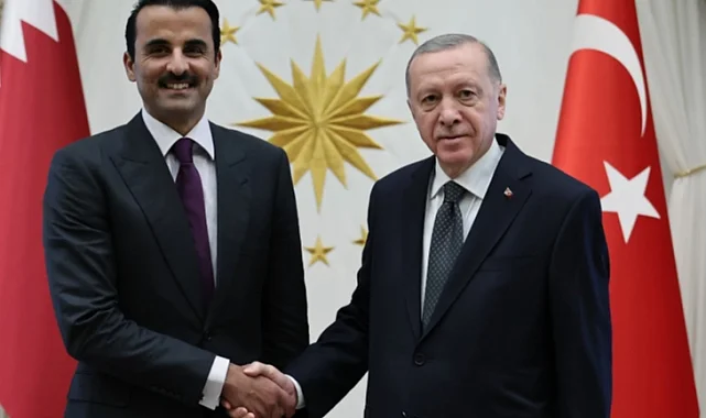 Cumhurbaşkanı Erdoğan, Katar Emiri Al Sani ile görüştü