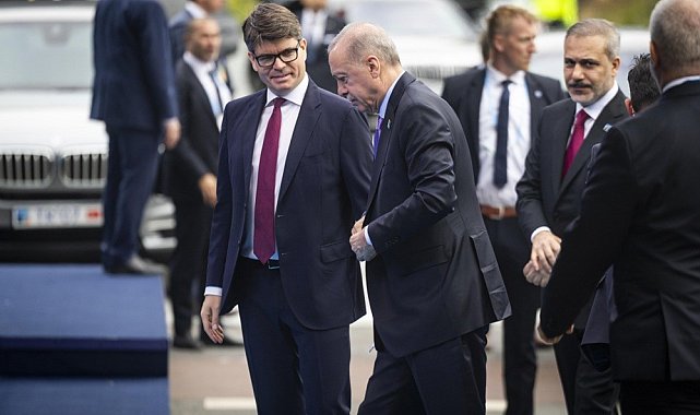Cumhurbaşkanı Erdoğan, NATO Liderler Zirvesi alanına geldi