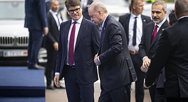 Cumhurbaşkanı Erdoğan, NATO Liderler Zirvesi alanına geldi