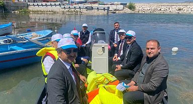 Cumhurbaşkanlığı DDK Heyeti, Eğirdir Gölü'nde kuraklık alarmını inceledi