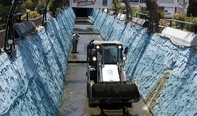 Damlacık Deresi'nde detaylı temizlik çalışması