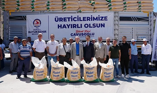 Denizli Büyükşehir'den küçük üreticiye büyük destek