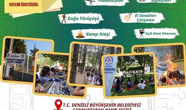 Denizli Büyükşehir'den liselilere özel yaz kampı