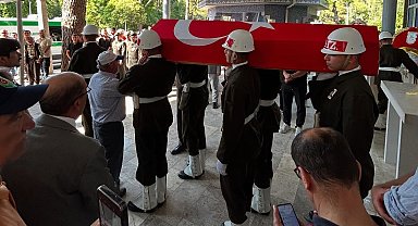 Denizli gazisine askeri törenle veda etti