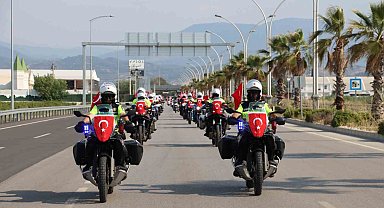 Denizli'de Jandarma Teşkilatının 186. Yılına özel kentte konvoy turu