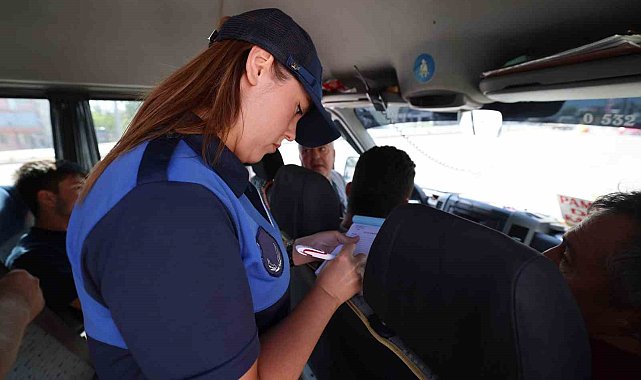 Denizli'de toplu taşıma araçları mercek altında