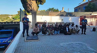 Didim'de 16 düzensiz göçmen ve 1 organizatör yakalandı