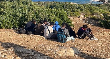 Didim'de 8 düzensiz göçmen yakalandı