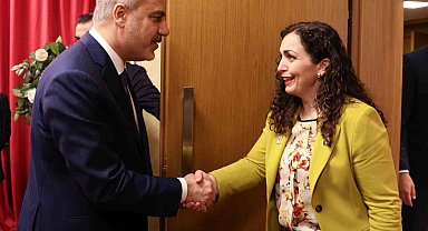 Dışişleri Bakanı Fidan, Kosova Cumhurbaşkanı Osmani-Sadriu ile görüştü
