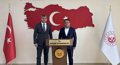 Diyadin Kaymakamı Korkusuz'a ayırlı olsun ziyareti