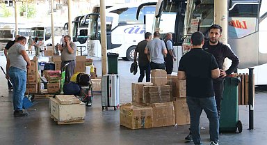 Diyarbakır otogarında bayram sessizliği sürüyor