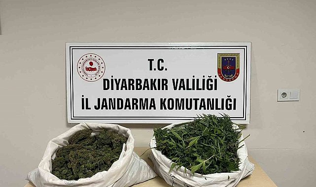 Diyarbakır'da 8 kilo esrar ele geçirildi