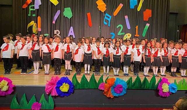 Doğa Koleji'nde 1. sınıflar için okuma bayramı ve yılsonu etkinliği düzenlendi