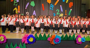 Doğa Koleji'nde 1. sınıflar için okuma bayramı ve yılsonu etkinliği düzenlendi