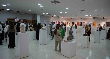 Dört yılın renkli özeti: OMÜ'de 250 eserlik mezuniyet sergisi sanatseverlerle buluştu