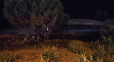 Düğünden atılan havai fişek ormanı yaktı, salon boşaltıldı