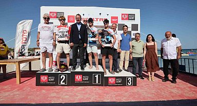 Dünya Motosurf Şampiyonası'nda final heyecanı Çeşme'de yaşandı