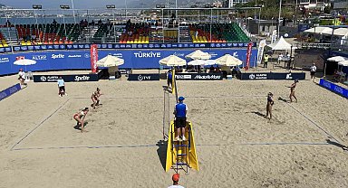 Dünya Plaj Voleybolu Pro Tur'un Alanya etabı başladı