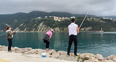 Duyan sahile akın etti