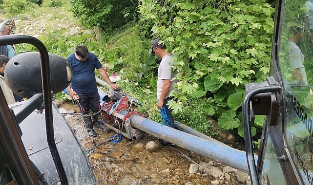 Düzce'de köylerde su arızalarına anında çözüm