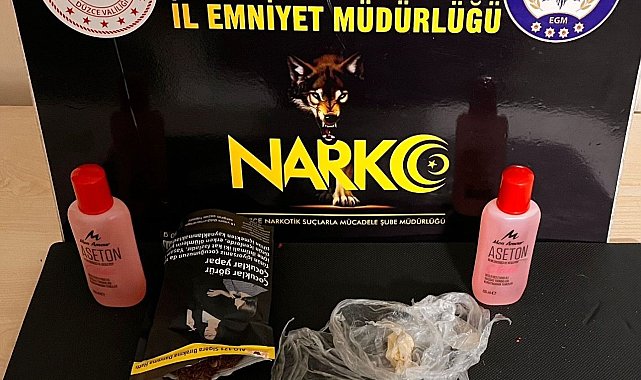 Düzce'de uyuşturucu operasyonu: 1 kişi tutuklandı