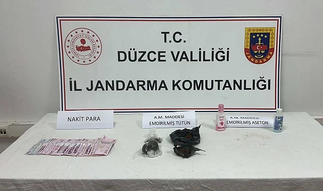 Düzce'de uyuşturucu operasyonu: 2 gözaltı