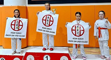 Edirne İl Karate Şampiyonası'nda 16 madalya ile büyük başarı!