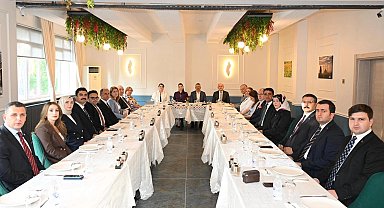 Edirne Valisi'nden tayini çıkan Kaymakamlara veda